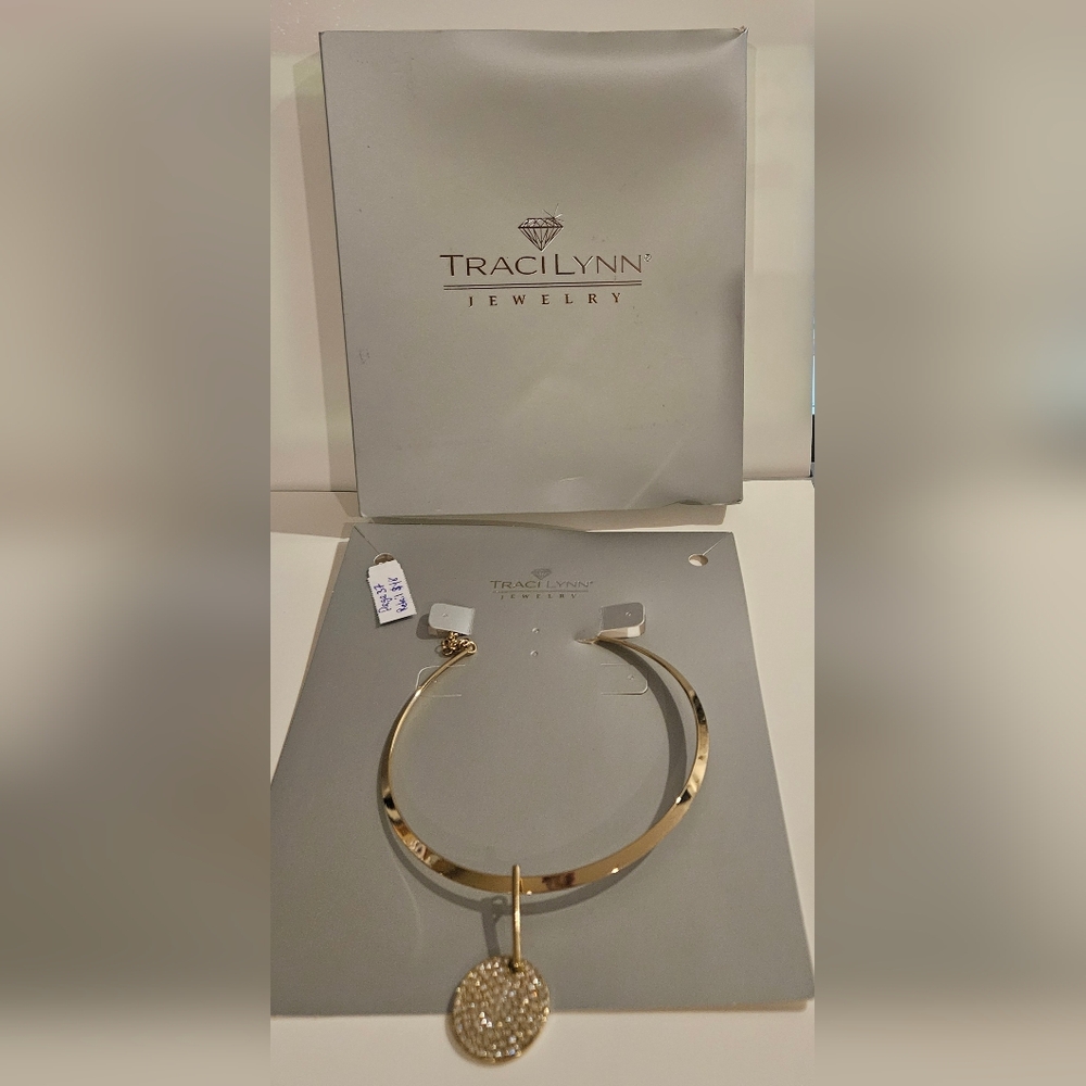 Traci Lynn Gold Bangle Bracelet